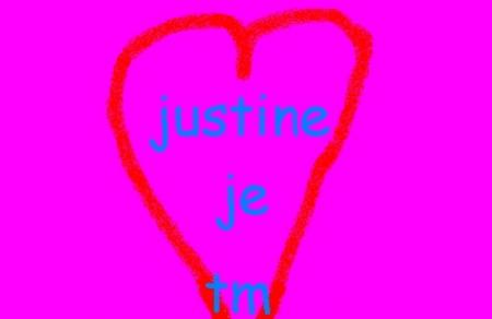 je t'aime bp justine